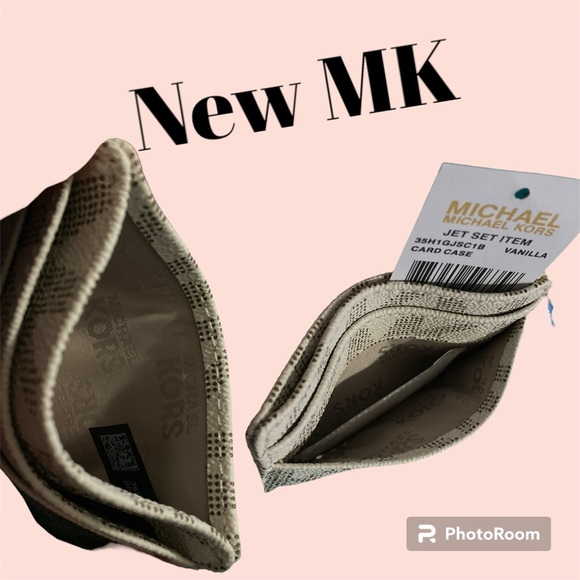 Michael Kors 🌞☀️Small card holder -color vanilla jet set - Picture 3 of 5